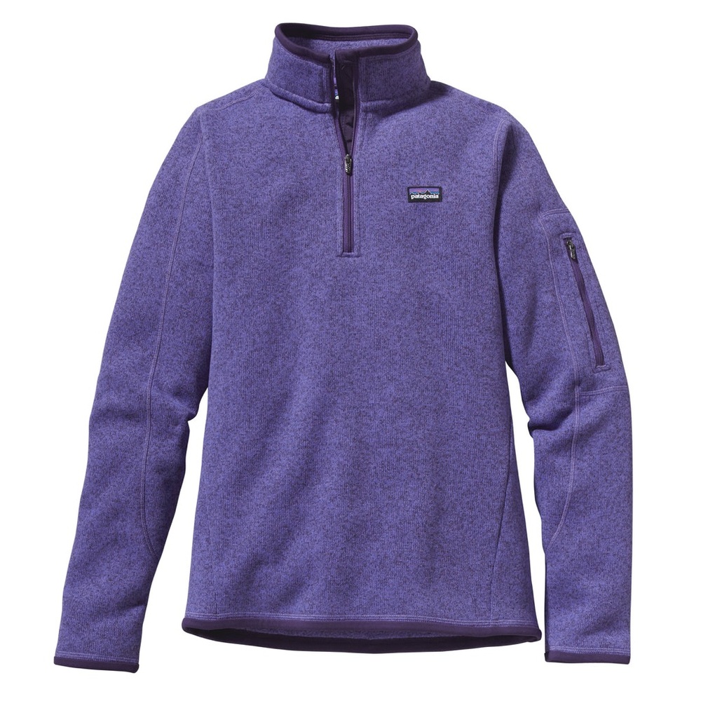 Patagonia Better Sweater 1/4-Zip Violetti Small Purple Fleece Jacket